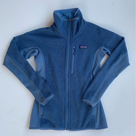 Patagonia Women’s XS Performance Better Sweater Full Zip Fleece Heather Blue - Picture 1 of 9